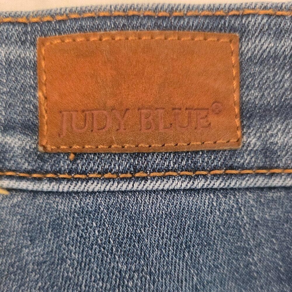Judy Blue Skinny Fit Distressed Denim Women's Jeans, Size 5/27 - Picture 3 of 9